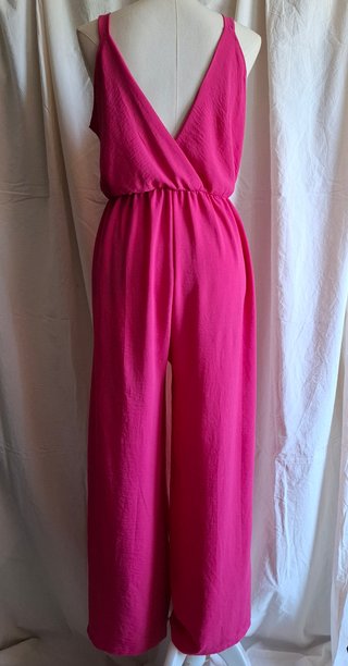 Mono pantalón largo fucsia
