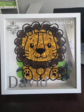 Cuadro 3D Flores Personalizado, con o sin foto