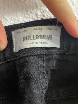 Vaqueros Pull&Bear negros largos