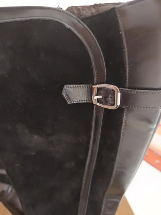 Botas de piel mujer tacón alto