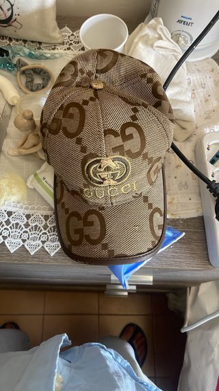 Cappello Gucci Beige/Marrone