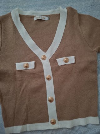 Jersei Red Sun M/L beige y blanco