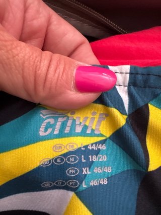 Pantalón de gimnasio estampado geométrico