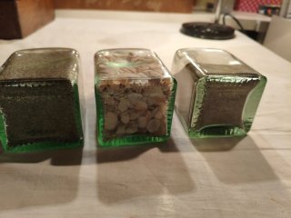 Lotto 3 Bicchieri Vintage in Cristallo