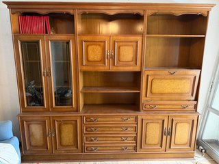 Mueble de comedor de madera 257 x 218 cm