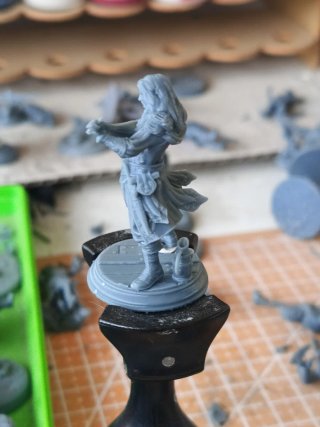 Miniatura 32mm Bard Fantasy