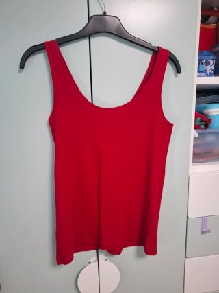 Camiseta tirantes Women'secret roja Talla M