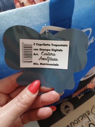 Borsa da viaggio con stampa Ravello + trapunta