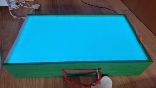 Caja de luz artesanal