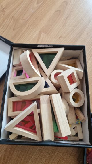 Caja de luz artesanal