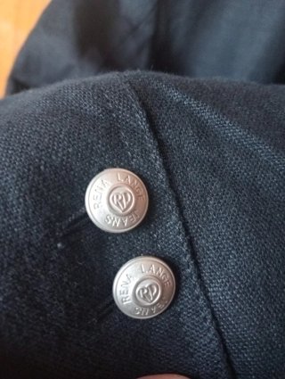 Blazer lino nero Rena Lange