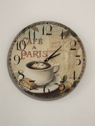 Reloj de Pared Café a Paris