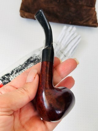 Artículo de colección madera Real Briar vintage