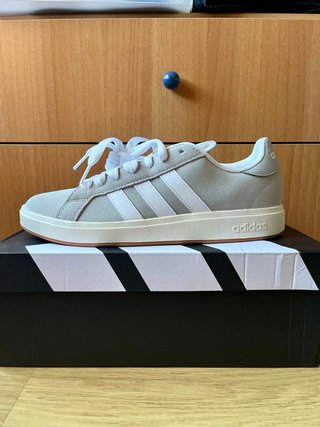 Zapatillas Adidas Grand Court Base Gris