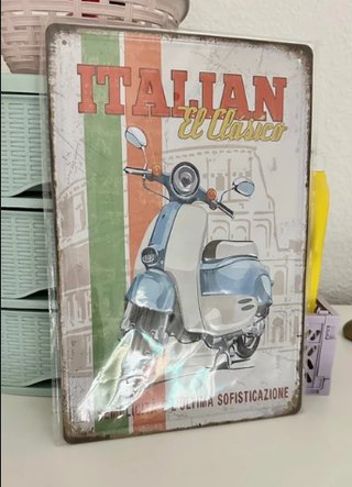 Chapa Decorativa Italian El Clásico