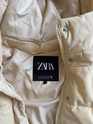 Chaqueta Zara Beige Mujer talla S