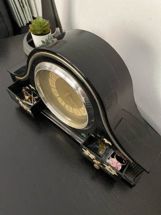 Reloj de Sobremesa Negro Estilo Antiguo
