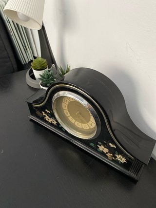 Reloj de Sobremesa Negro Estilo Antiguo