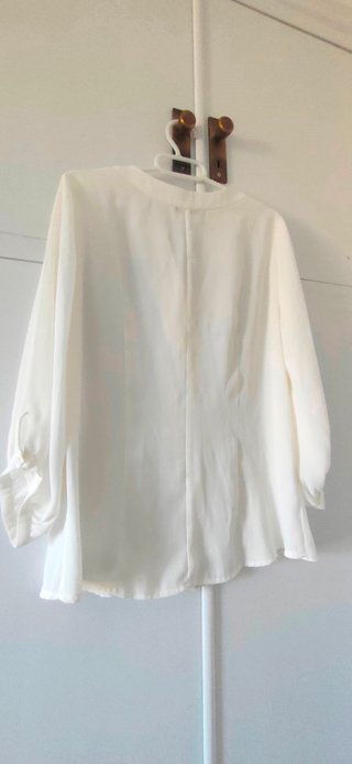 Camisa Erre Raso Blanco Crudo