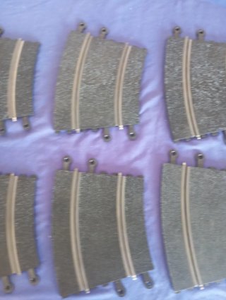 Lote 6 pistas curvas Scalextric