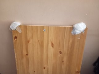 Tablón madera mesa/altillo 97x57cm