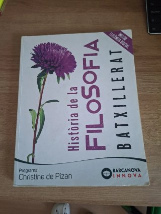 Història de la filosofia batxillerat