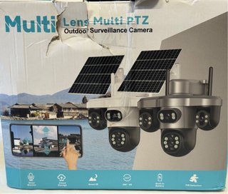 Cámara de seguridad solar con panel