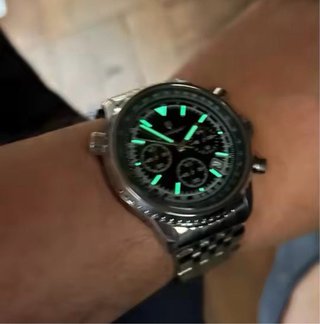 Reloj POEDAGAR Cronógrafo Hombre Verde