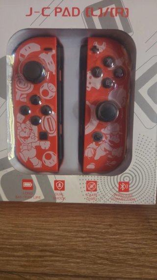 Mando J-C PAD (L)/(R) Rojo Mario