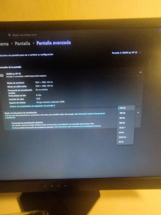 Monitor HP OMEN 25 144Hz 1ms 1080P