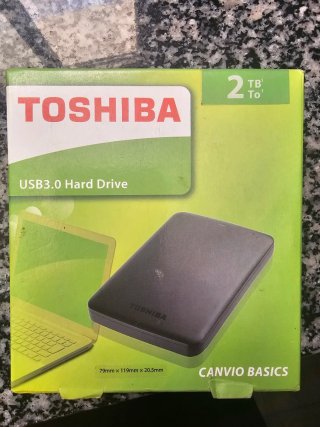 Disco Duro Toshiba Canvio Basics 2TB USB 3.0