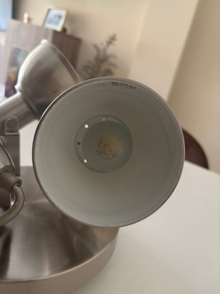 Lámpara de techo 3 focos plateada