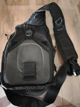 Mochila bandolera Mil-tec Negra