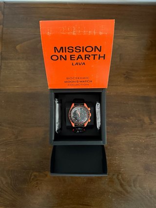 Omega Swatch Mission on Earth Lava