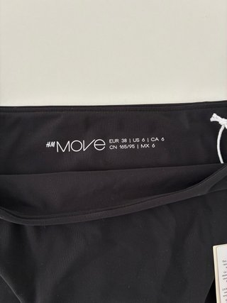Braga bikini deportivo Move negra Talla M