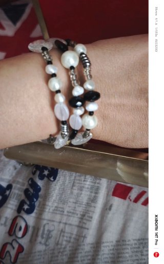 Bracciale donna perle fiume