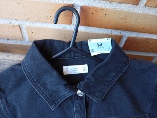 Vestido vaquero negro talla M