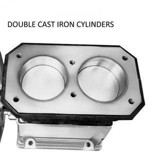Nuevo Compresor de Aire Industrial de Doble Cilindro Adecuado para 2.2KW Máx 116PSI de Presión