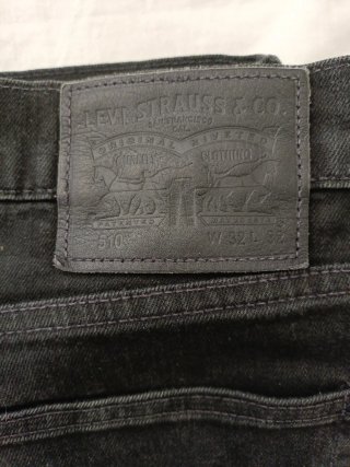 Pantalón Levis 510 Hombre Negro T.W32L32