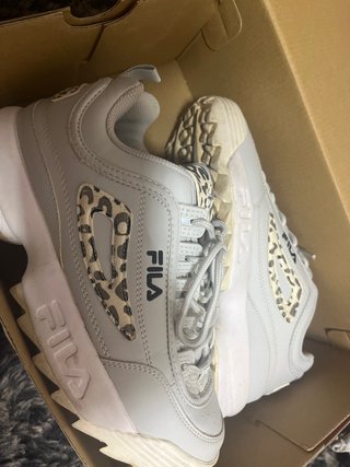 Zapatos Fila Gris Multicolor Animal Print