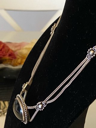 Gargantilla Ónix y Plata 925
