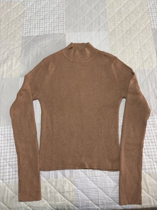 Jersey Pull&Bear cuello alto marrón