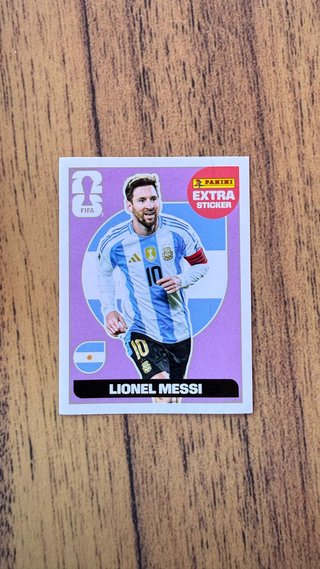 Panini Extra Sticker Messi Mundial 2026
