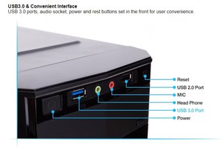 Caja PC Zalman ZM-T3 Negra+Grabadora RegrabaDVD LG