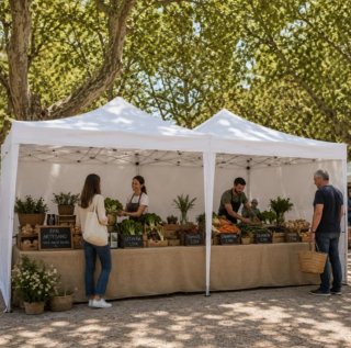 Carpa Donna Garden 3x6m Blanca