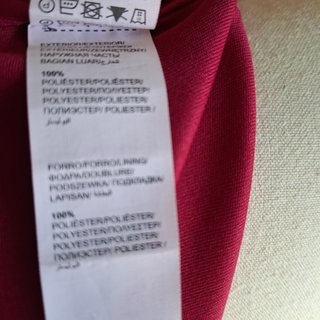 Vestido gasa SuiteBlanco fucsia