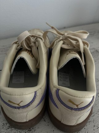 Zapatillas Puma Beige y Morado Talla 39