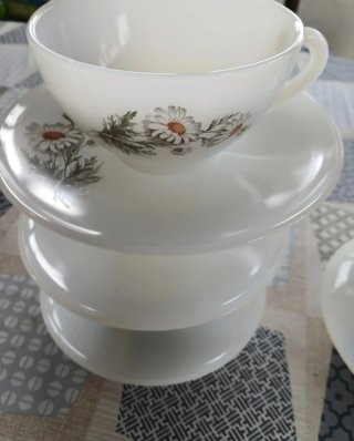 Tazas desayuno  Arcopal Margaritas grandes