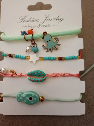 Conjunto 4 Pulseras Veraniegas