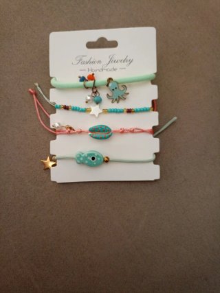 Conjunto 4 Pulseras Veraniegas